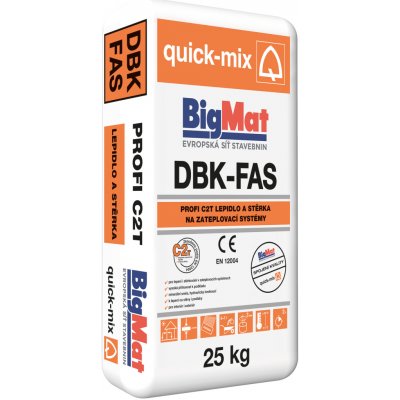 BigMat Lepidlo a stěrka na zateplovací systémy DBK-FAS 25 kg – Hledejceny.cz
