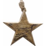 Boltze Home Závěsná dekorace hvězda Percha S světle hnědá pr. 15 x 1,5 cm – Hledejceny.cz
