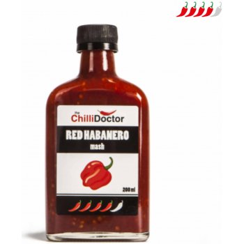 The ChilliDoctor s.r.o. Red Habanero mash se semínky 200 ml