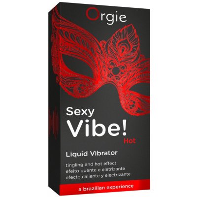 Orgie Sexy Vibe HOT Strawberry Liquid 15 ml – Zboží Mobilmania
