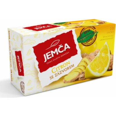 Jemča Čaj ovocný citron se zázvorem 20 x 2 g – Zbozi.Blesk.cz
