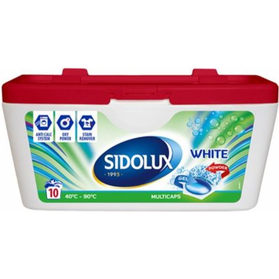 Sidolux Multicaps White prací kapsle 10 PD – Hledejceny.cz