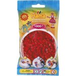 HAMA HAMA H207-22 Hama zažehlovací tmavě červené korálky 1000ks MIDI – Zboží Dáma