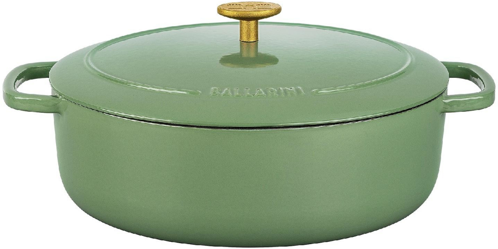 BALLARINI Cocotte Bellamonte litinová oválná 4,5 l zelená 29 cm