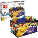RAVENSBURGER 3D puzzle Úložná krabice Pokémon 216 ks – Zboží Dáma
