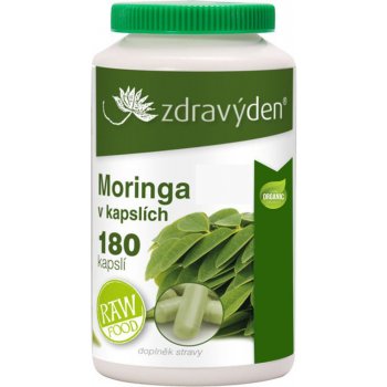 Aspen team Moringa RAW ORGANIC 180 kapslí