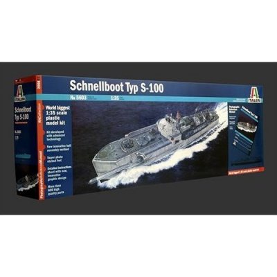 Italeri Model Kit loď PRM edice 5603 SCHNELLBOOT TYP S-100 CF 33-5603 1:35 – Zbozi.Blesk.cz