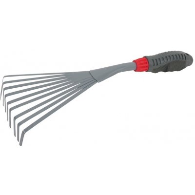 Toptrade kovové 9 zubů PP rukojeť 37 cm – Zbozi.Blesk.cz
