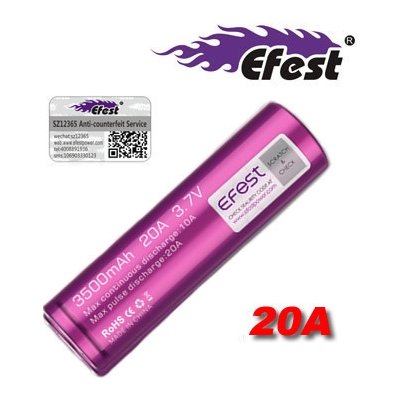 Efest baterie typ 18650 20A! V1 IMR 3500mAh – Hledejceny.cz