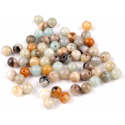 Stoklasa Amazonit lesklý syntetický, minerální korálky Ø6 mm Balení: 10 ks, Varianta: amazonit lesk amazonit lesk – Hledejceny.cz