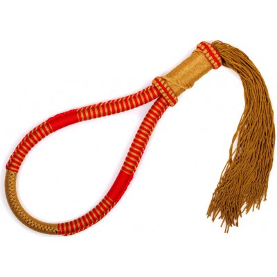 Mongkol Boon ručně pletený Červeno-zlatá – Zboží Dáma