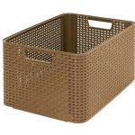 CURVER Úložný box "RATTAN STYLE2"- L - dark mocha – Hledejceny.cz