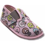 Pegres barefoot papuče BF01 Donut ružová – Zboží Dáma