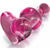 Anální kolík LOLO anální kolík skleněný růžový srdce
