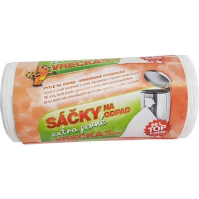 Sáček KOŠ 80 litrů - bílý - 63x85 – Zboží Živě