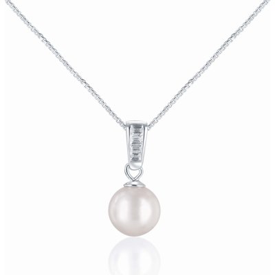 JwL Luxury Pearls Elegantní s mořskou perlou akoya a krystaly JL0658 – Zboží Dáma