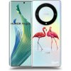 Pouzdro a kryt na mobilní telefon Honor Picasee silikonový průhledný obal pro Honor Magic5 Lite 5G - Flamingos pár