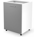 Halmar Vento D-60/82 bílá / šedá – Zboží Dáma