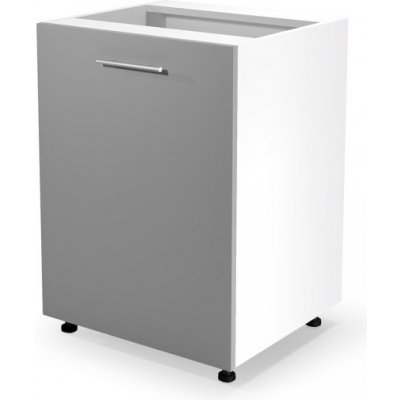 Halmar Vento D-60/82 bílá / šedá – Zboží Dáma