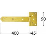 Domax závěs brankový 400x45x90x35x3,0 mm ZB400 – Hledejceny.cz