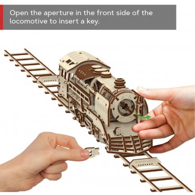 WOODEN CITY 3D puzzle Dřevěný Express s kolejemi 400 ks – Zboží Dáma WOODEN CITY 3D puzzle Dřevěný Express s kolejemi 400 ks – Zboží Dáma