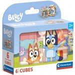 Clementoni Obrázkové kostky BLUEY 6 kostek – Zboží Živě