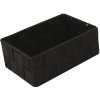 Úložný box Compactor TEX košík M Úložný organizér do zásuvky 18 x 12 x 7 cm čokoládový