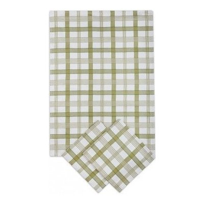 Sleep-well MODERNÍ KÁRO 50 x 70 cm KHAKI 3 ks – Zbozi.Blesk.cz