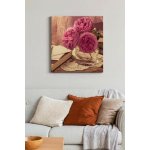 Obraz na plátně - růže - 30x40xh2 cm, Růžová XC24907 – Hledejceny.cz