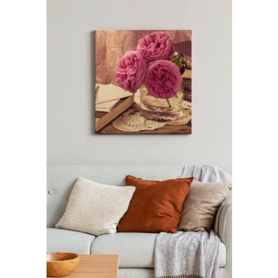 Obraz na plátně - růže - 30x40xh2 cm, Růžová XC24907 – Hledejceny.cz