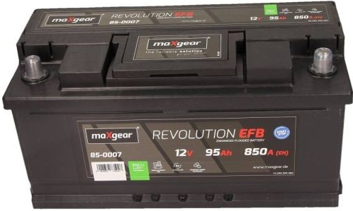MAXGEAR 85-0008 REVOLUTION Batterie 12V 100Ah 900A B13 Batterie EFB, Pôle  positif à droite