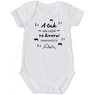 Bohemia Gifts Dětské body s potiskem Životní dobrodružství ... – Hledejceny.cz