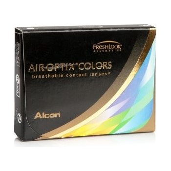 Alcon Air Optix colors Sterling Grey barevné měsíční nedioptrické 2 čočky
