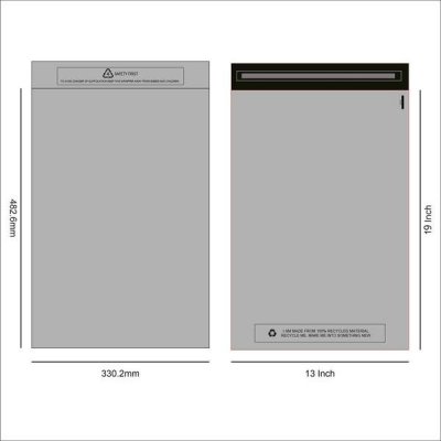 Poštovní recyklovaná plastová obálka s klopou 33.0x48.3cm – Zboží Živě