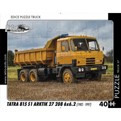 RETRO-AUTA TRUCK č.37 Tatra 815 Arktik 27 208 6x6.2 (1982 1997) 40 dílků – Zbozi.Blesk.cz