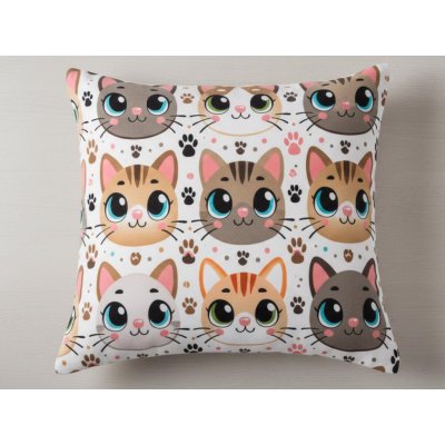 XPOSE Mikroplyš ROZTOMILÉ KOČKY 40 x 40 cm – Sleviste.cz