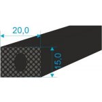 021520 Profilové těsnění 15x20 s dutinkou – Sleviste.cz