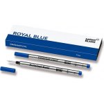 Montblanc Náplň do rolleru 2 ks Royal Blue šíře F 124501 – Zboží Mobilmania