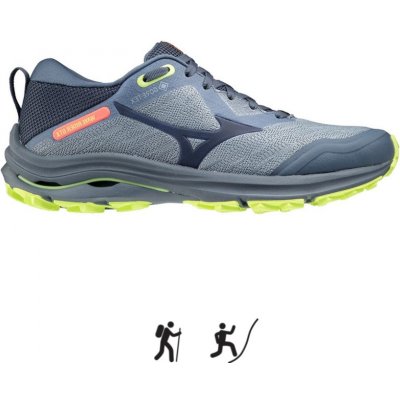 Mizuno Wave Rider GTX nepromokavé vintage indigo vintage indigo neo lime – Zbozi.Blesk.cz