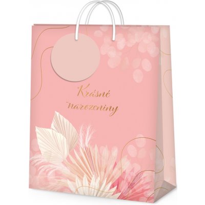Dárková taška malá - Krásné narozeniny (17,8 × 9,8 × 22,9 cm) – Zboží Živě