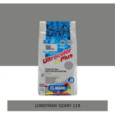 Mapei Ultracolor Plus 5 kg londýnská šedá – Zbozi.Blesk.cz