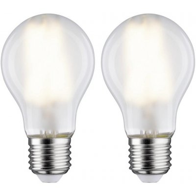 Paulmann 28642 LED E27 7 W teplá bílá 60 x 106 mm 2 ks – Hledejceny.cz