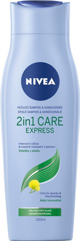 Nivea Care Express šampon a kondicionér 2v1 250 ml od 61 Kč - Heureka.cz