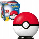 Ravensburger 3D puzzleball Pokémon Pokéball 54 ks – Zboží Dáma