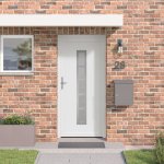OMAXI Vchodové dveře Bílá 98 x 200 cm PVC 787297 – Hledejceny.cz
