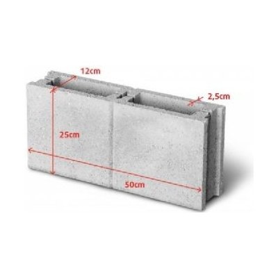 Tvárnice ztraceného bednění DT-12 50/25/12 cm – Sleviste.cz