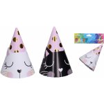 Wiky Párty kloboučky kočka 15 cm 6 ks – Zboží Dáma