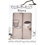 Praktik Kiara Cappuccino 50x70 cm 2 ks krémová – Zboží Mobilmania