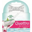 Wilkinson Sword Quattro for Women Sensitive 3 ks