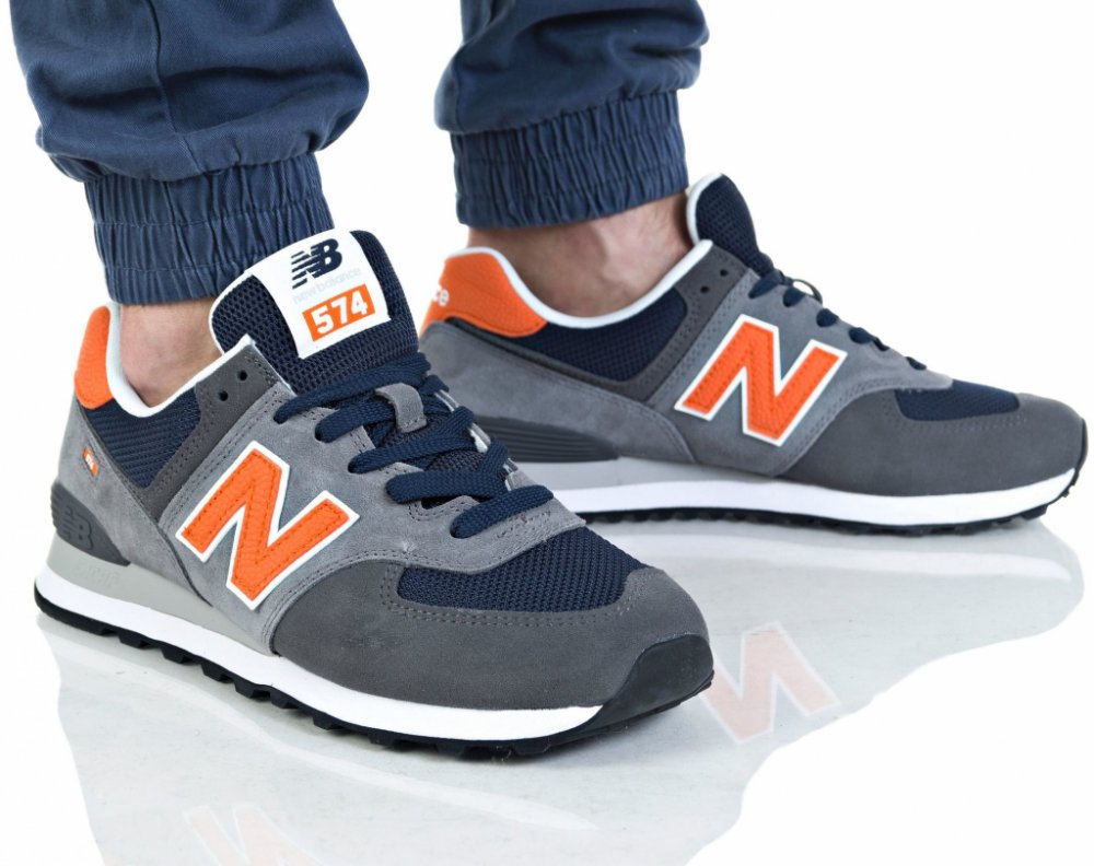 New Balance 574 pánské tenisky modré/šedé | Srovnanicen.cz